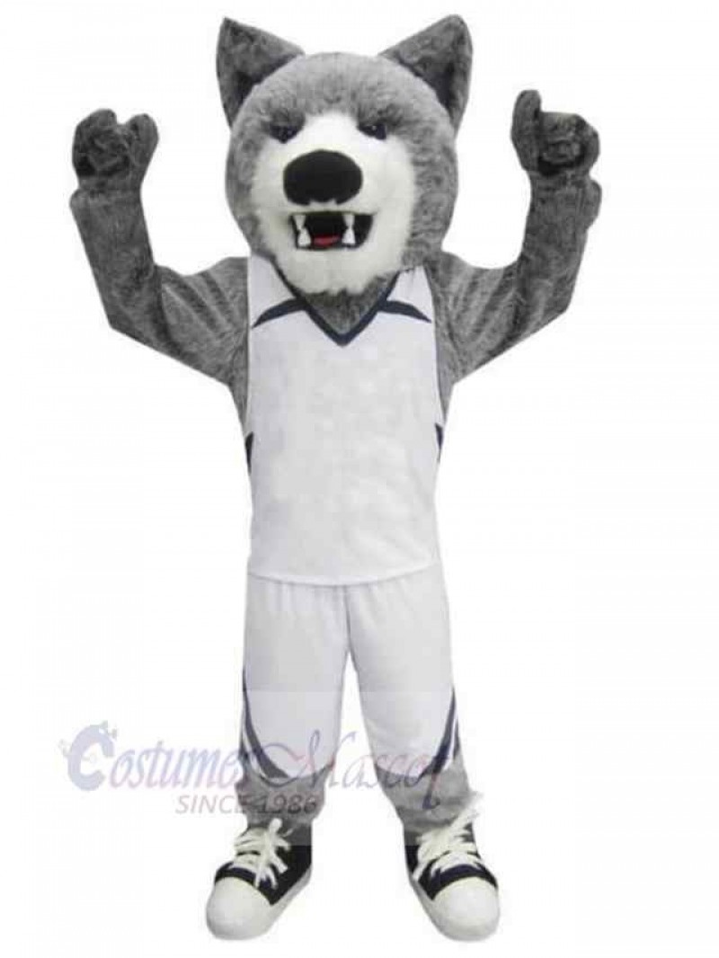 Wolf mascot costume