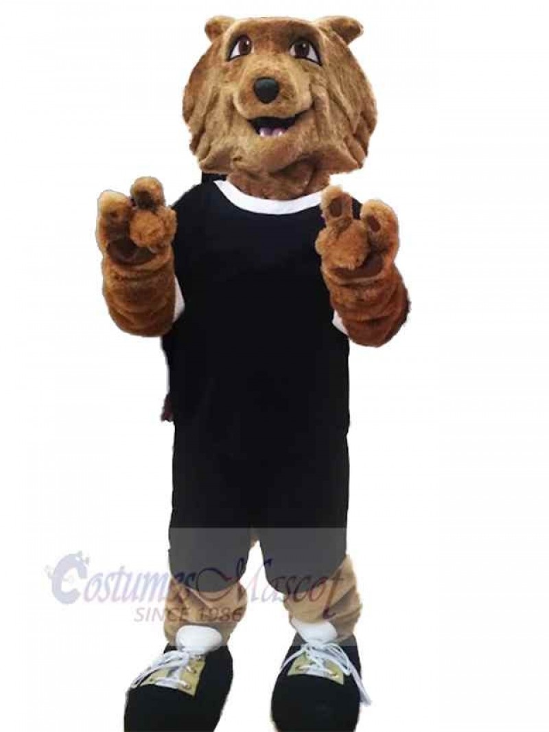 Wolf mascot costume