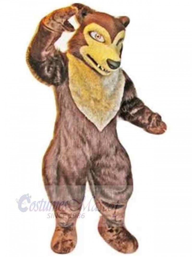 Wolf mascot costume