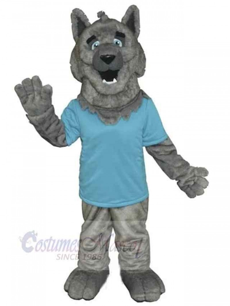 Wolf mascot costume