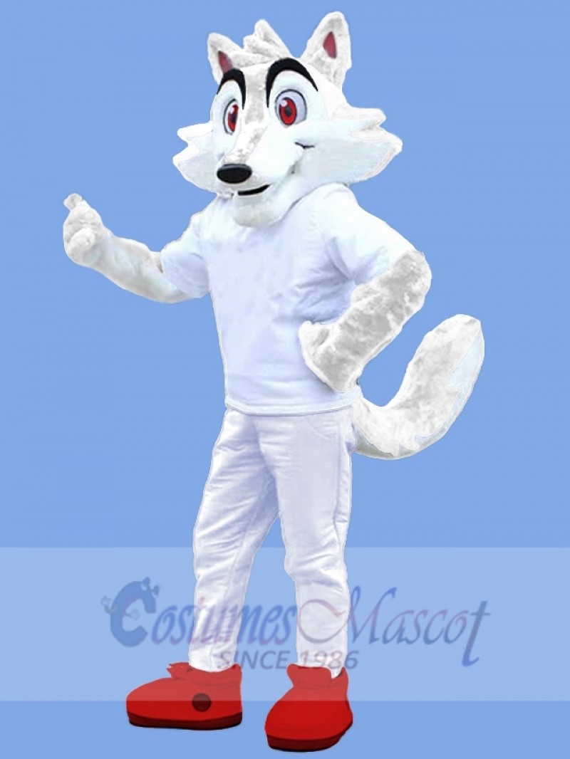 Wolf mascot costume