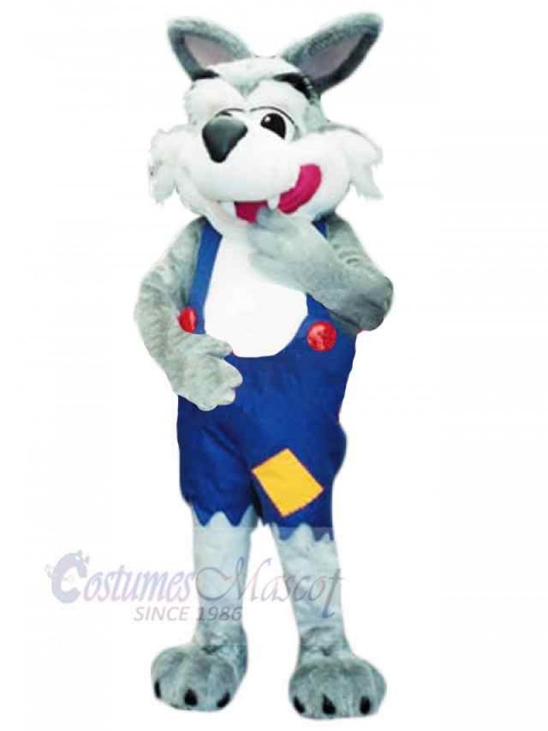 Wolf mascot costume