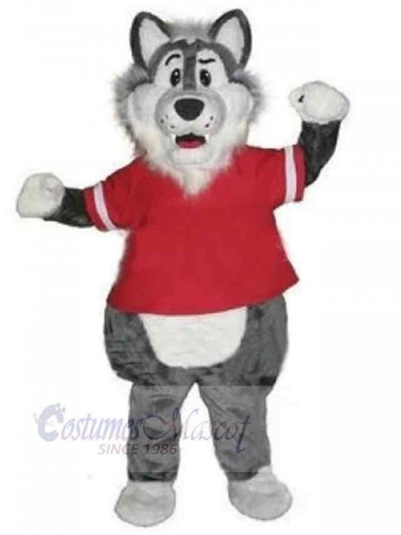 Wolf mascot costume