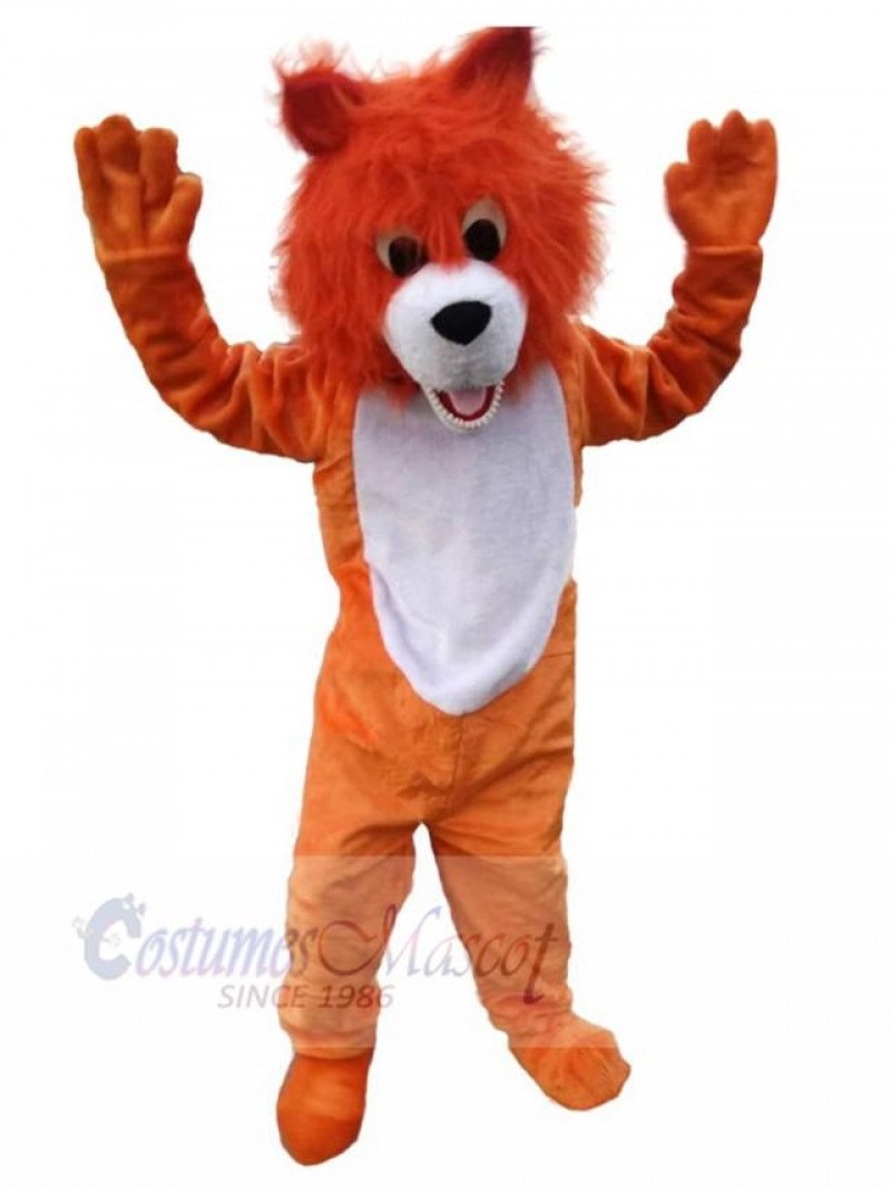 Wolf mascot costume