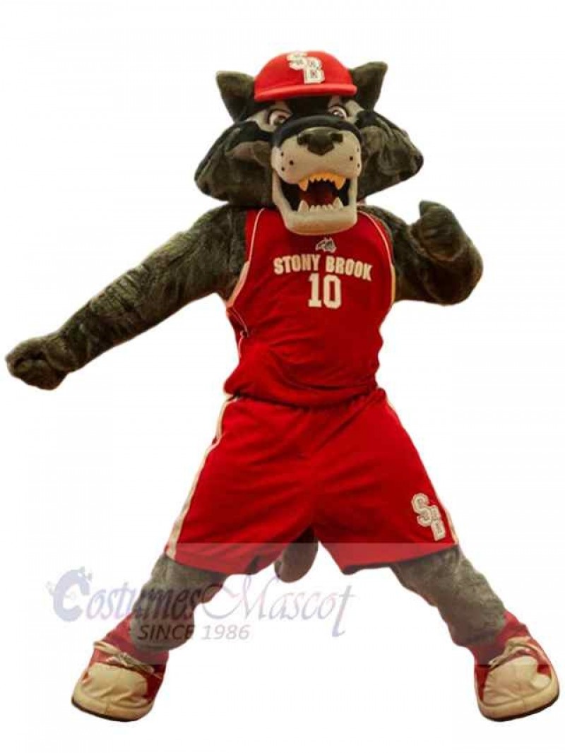 Wolf mascot costume