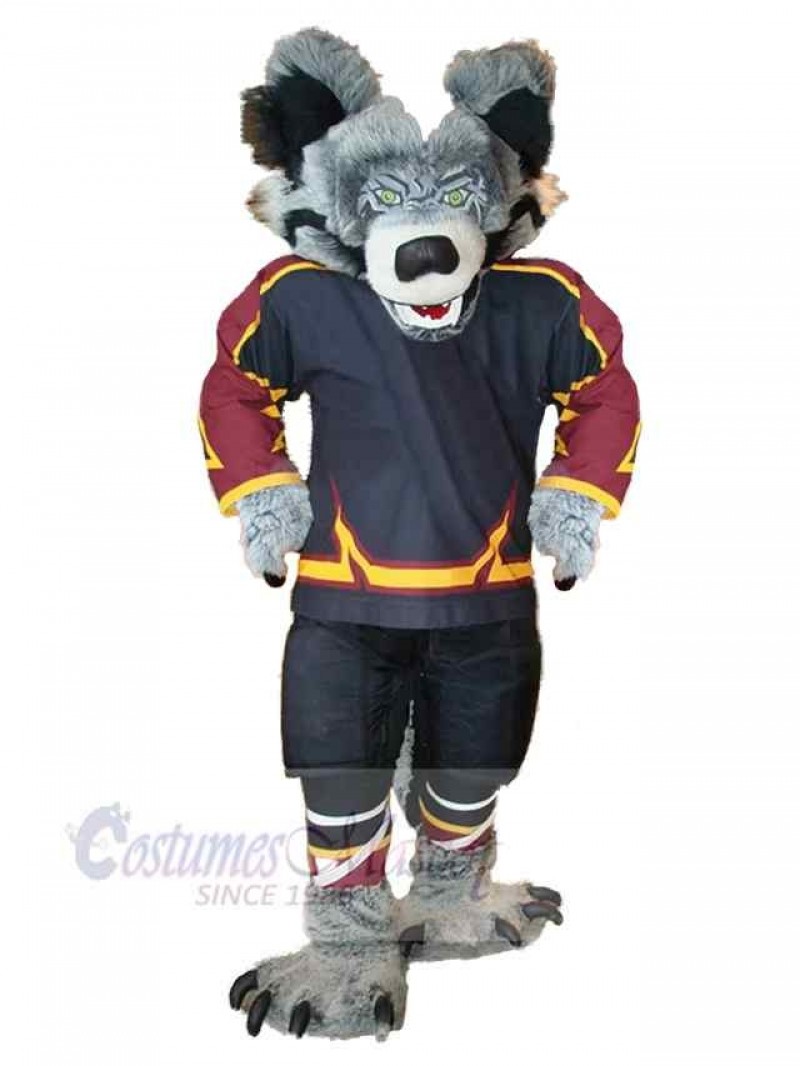 Wolf mascot costume