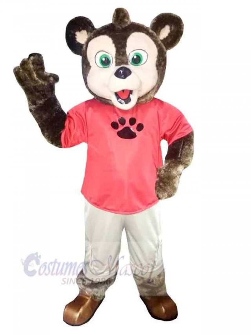 Wolf mascot costume