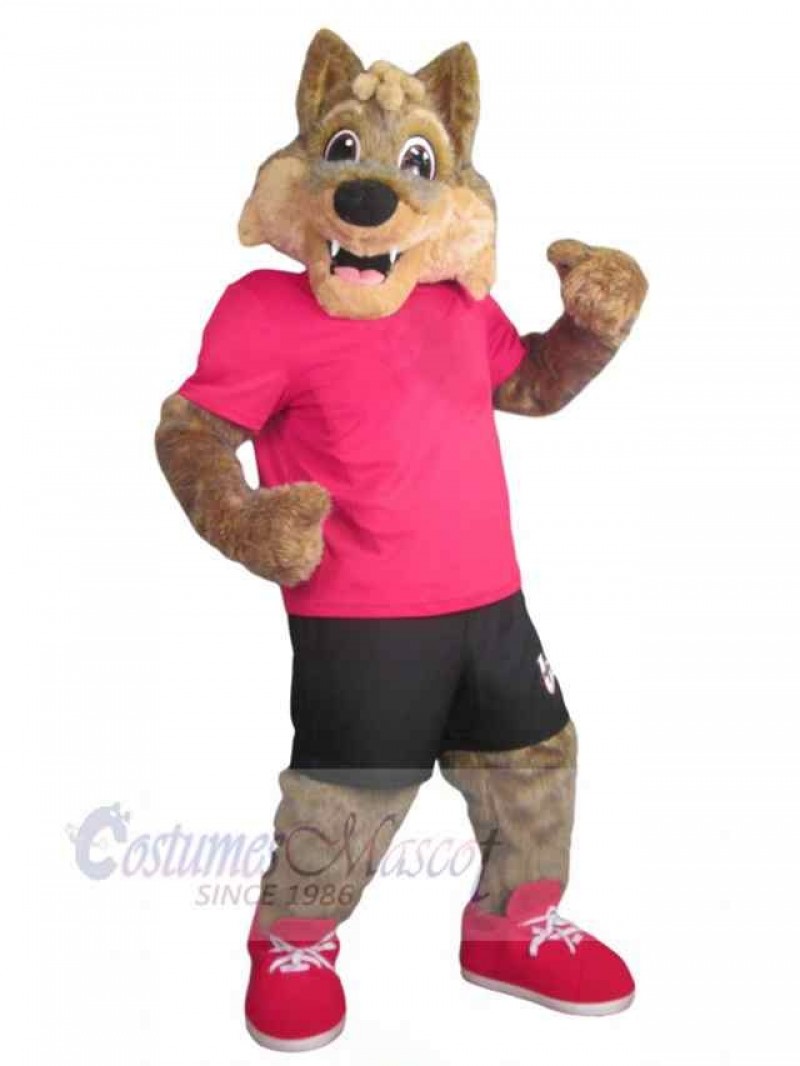 Wolf mascot costume