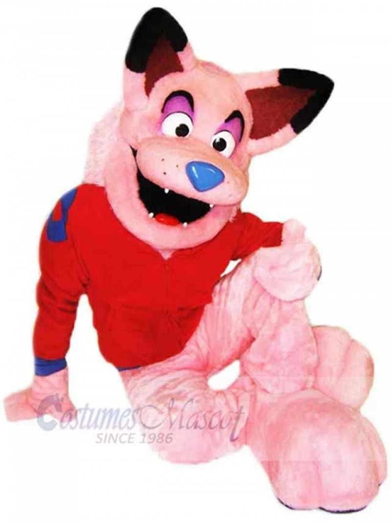 Wolf mascot costume
