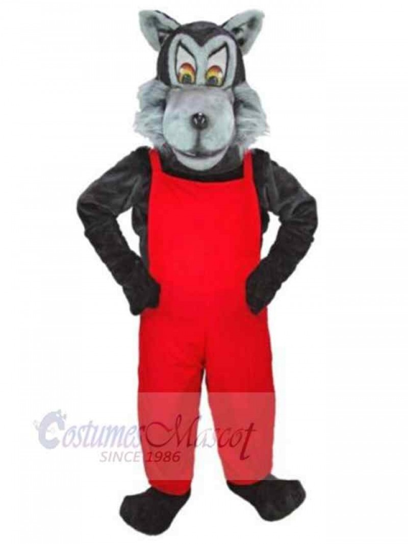 Wolf mascot costume