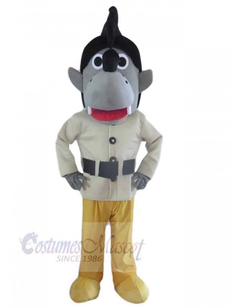 Wolf mascot costume