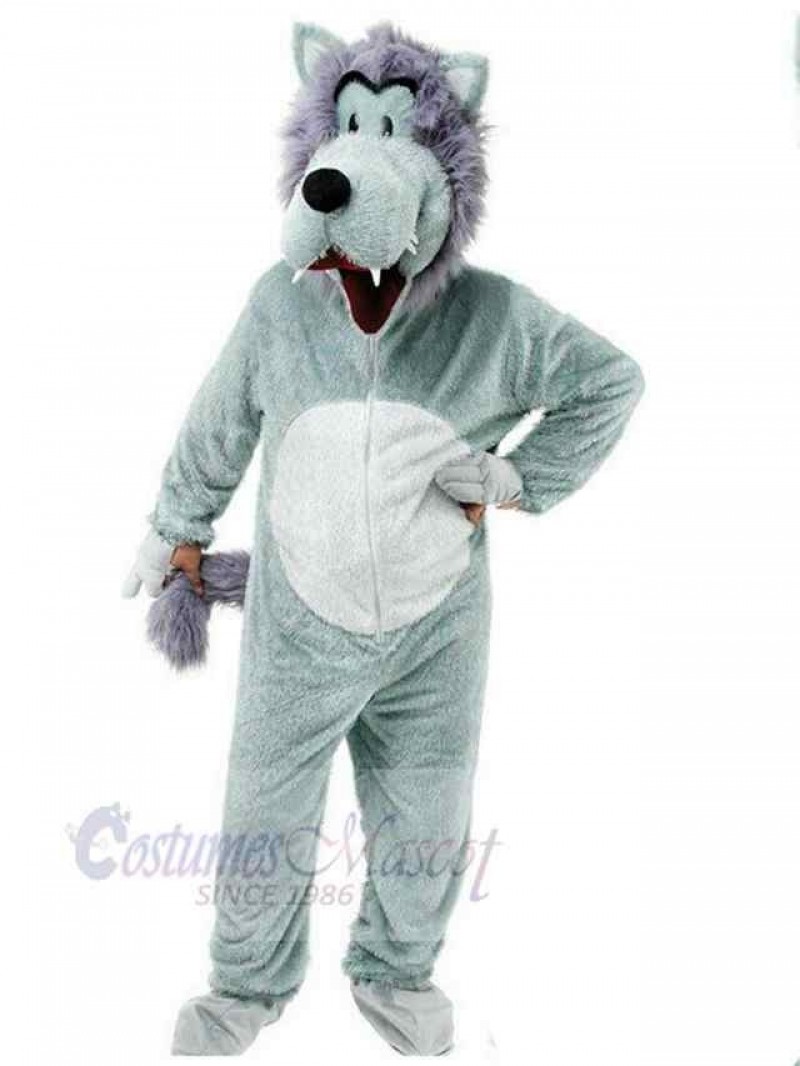 Wolf mascot costume