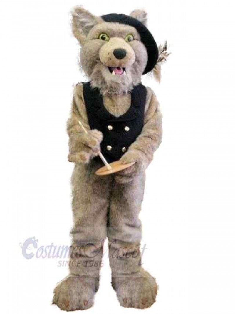 Wolf mascot costume