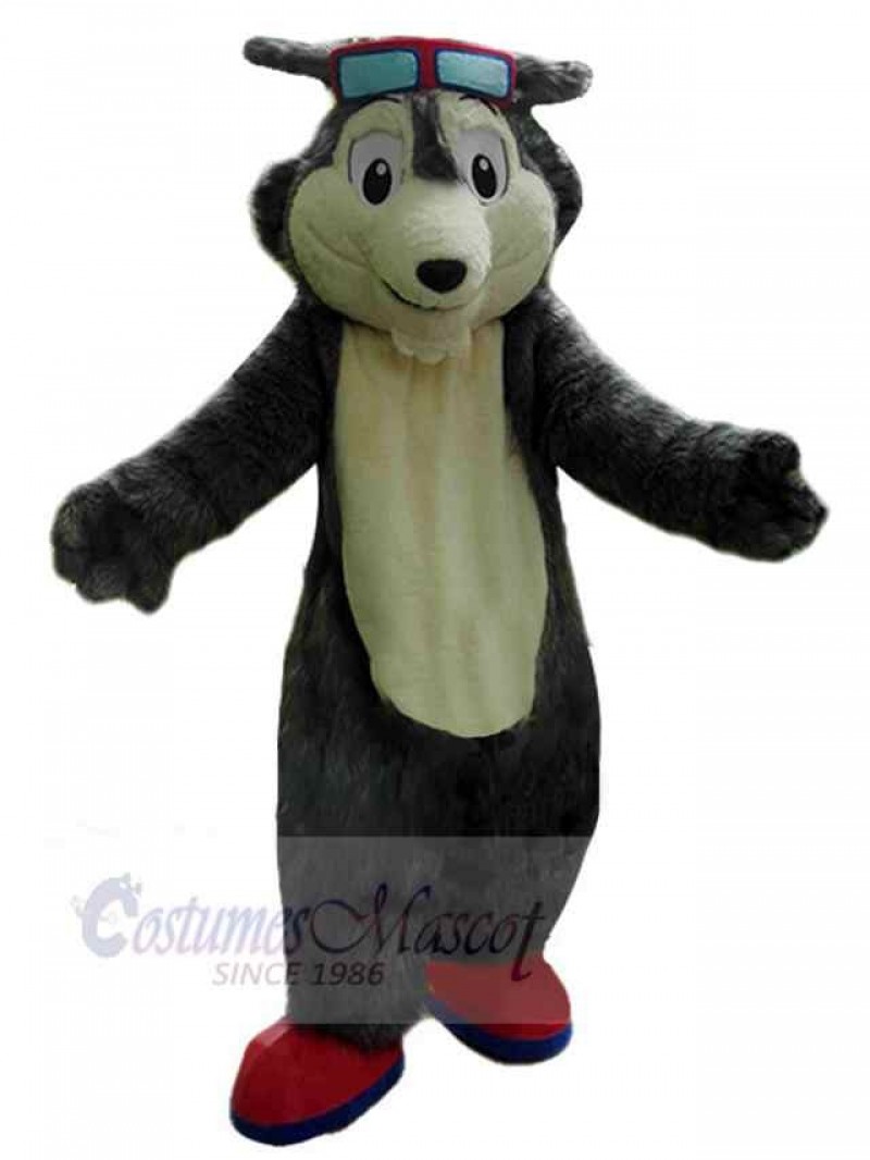 Wolf mascot costume