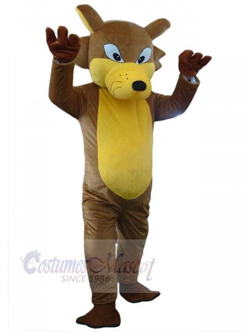 Wolf mascot costume