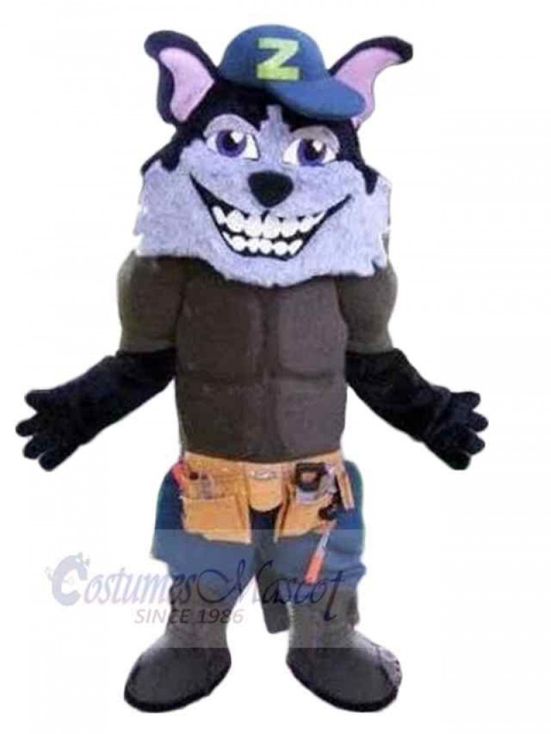 Wolf mascot costume