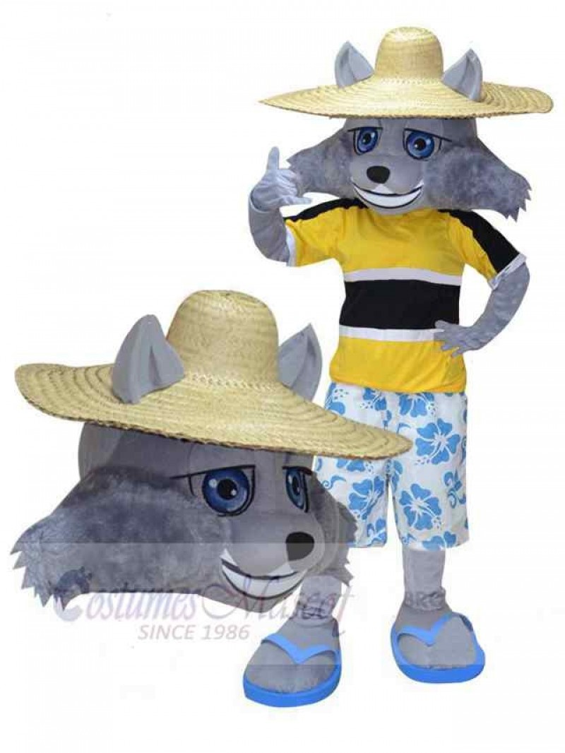 Wolf mascot costume