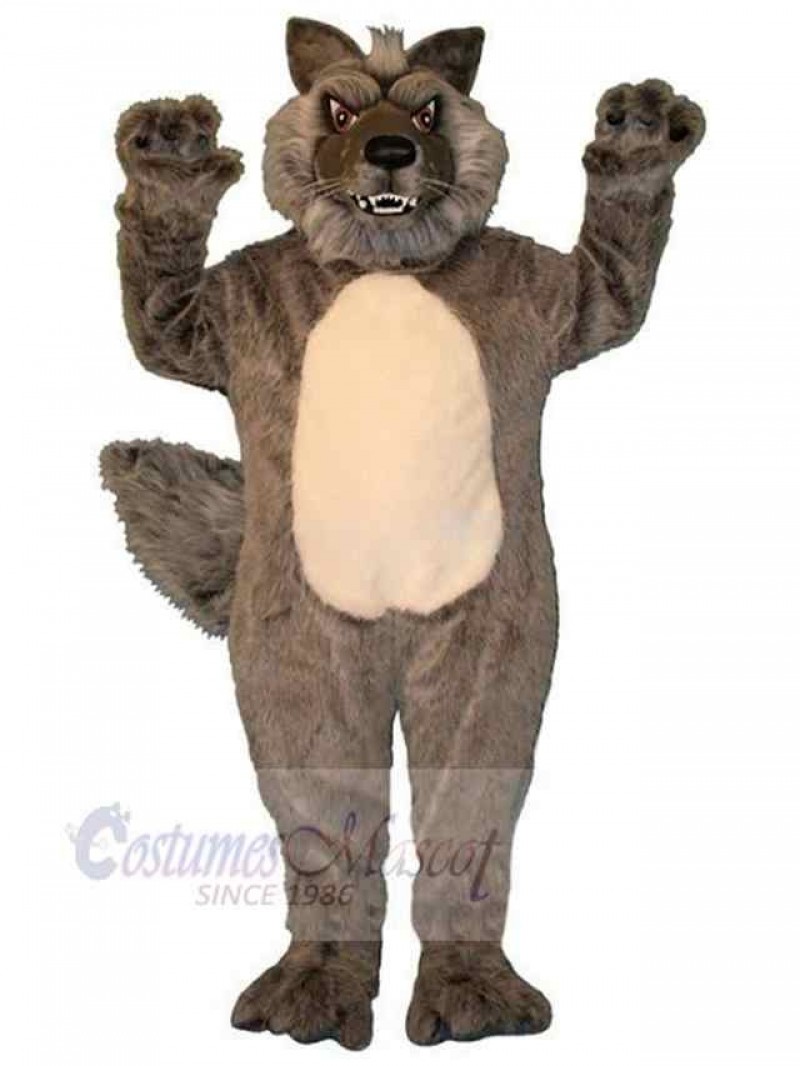 Wolf mascot costume