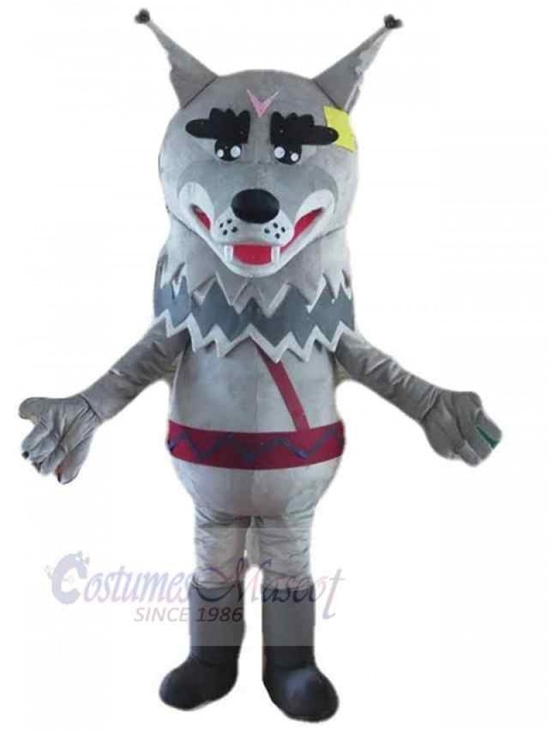 Wolf mascot costume