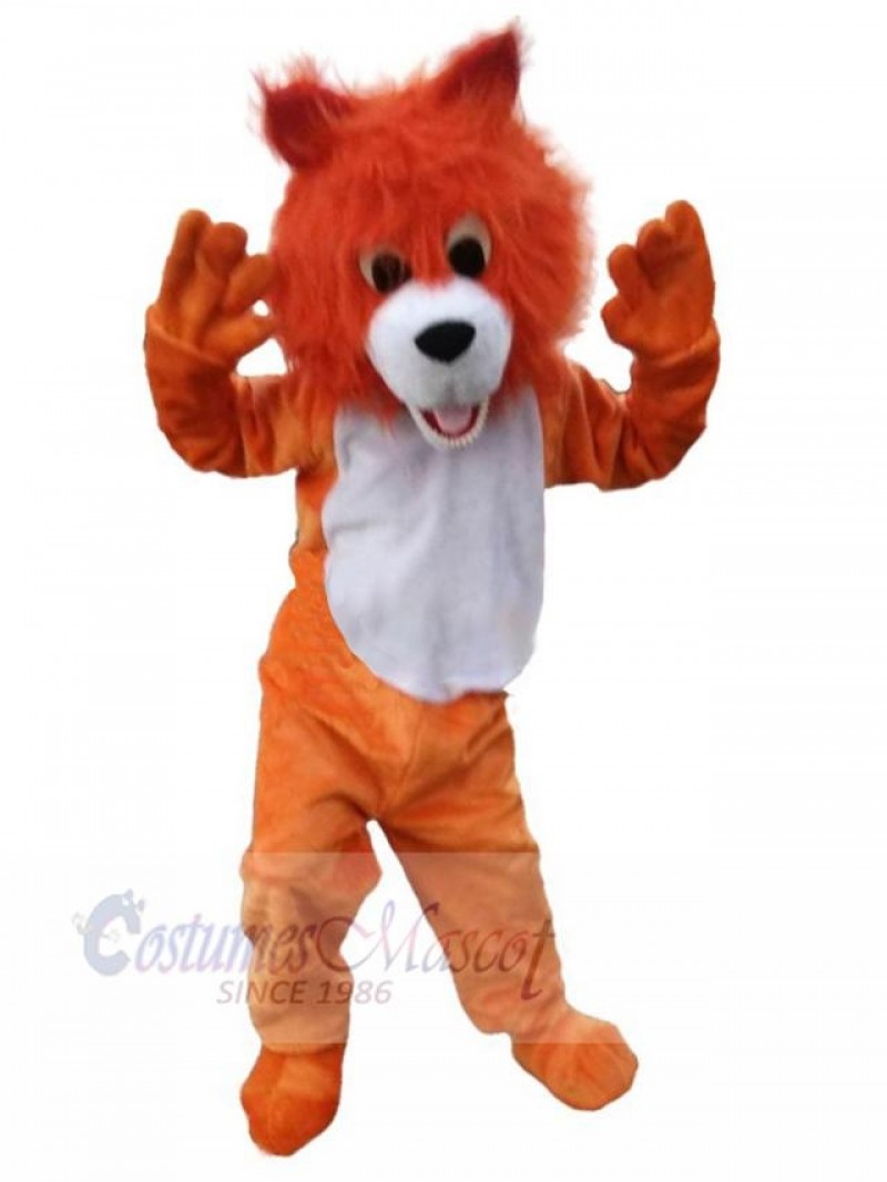 Wolf mascot costume
