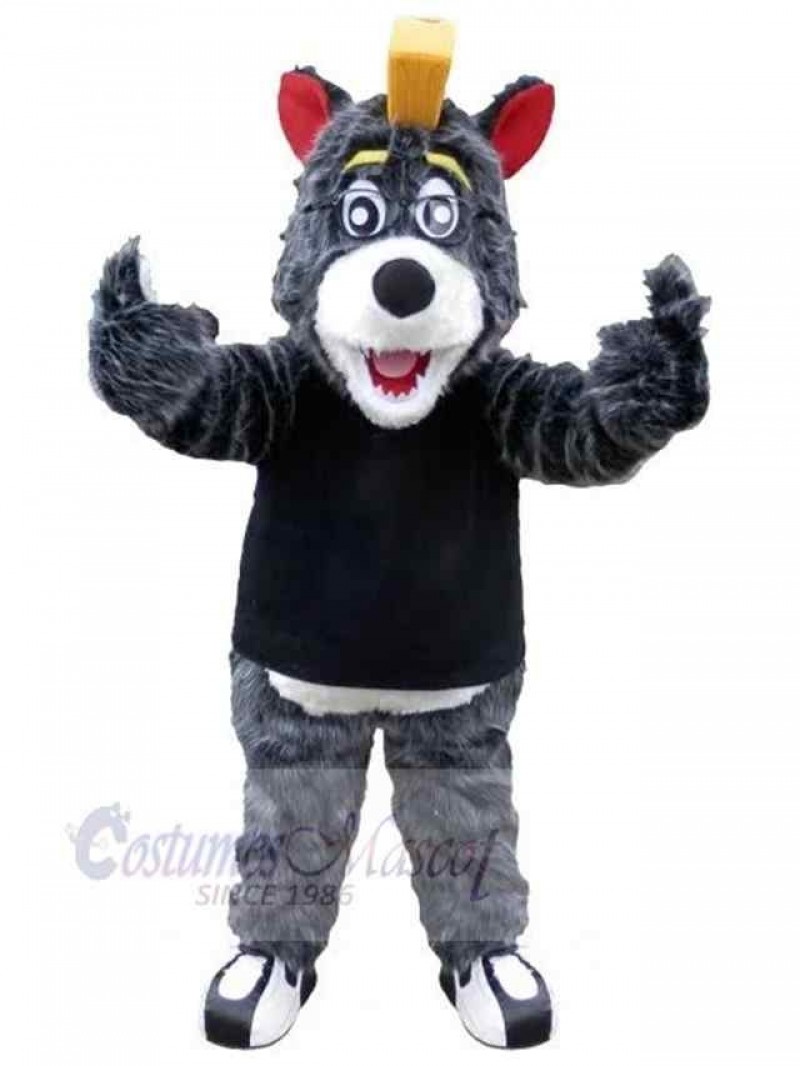 Wolf mascot costume