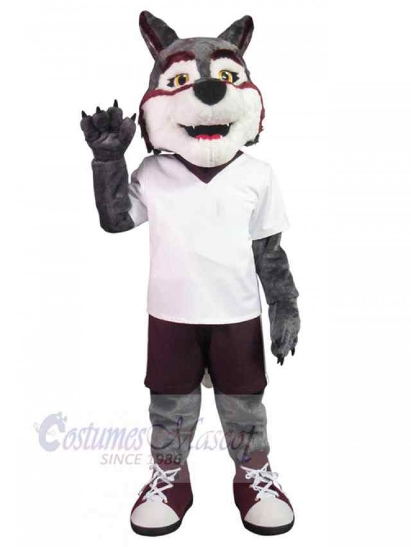 Wolf mascot costume