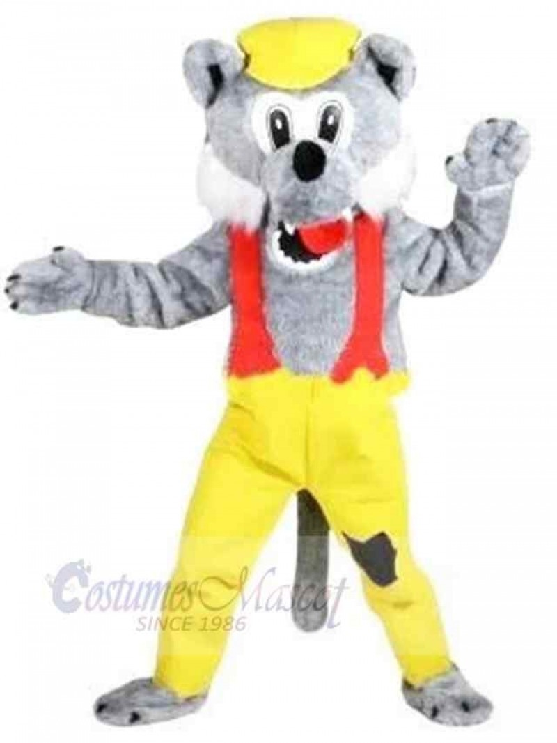 Wolf mascot costume