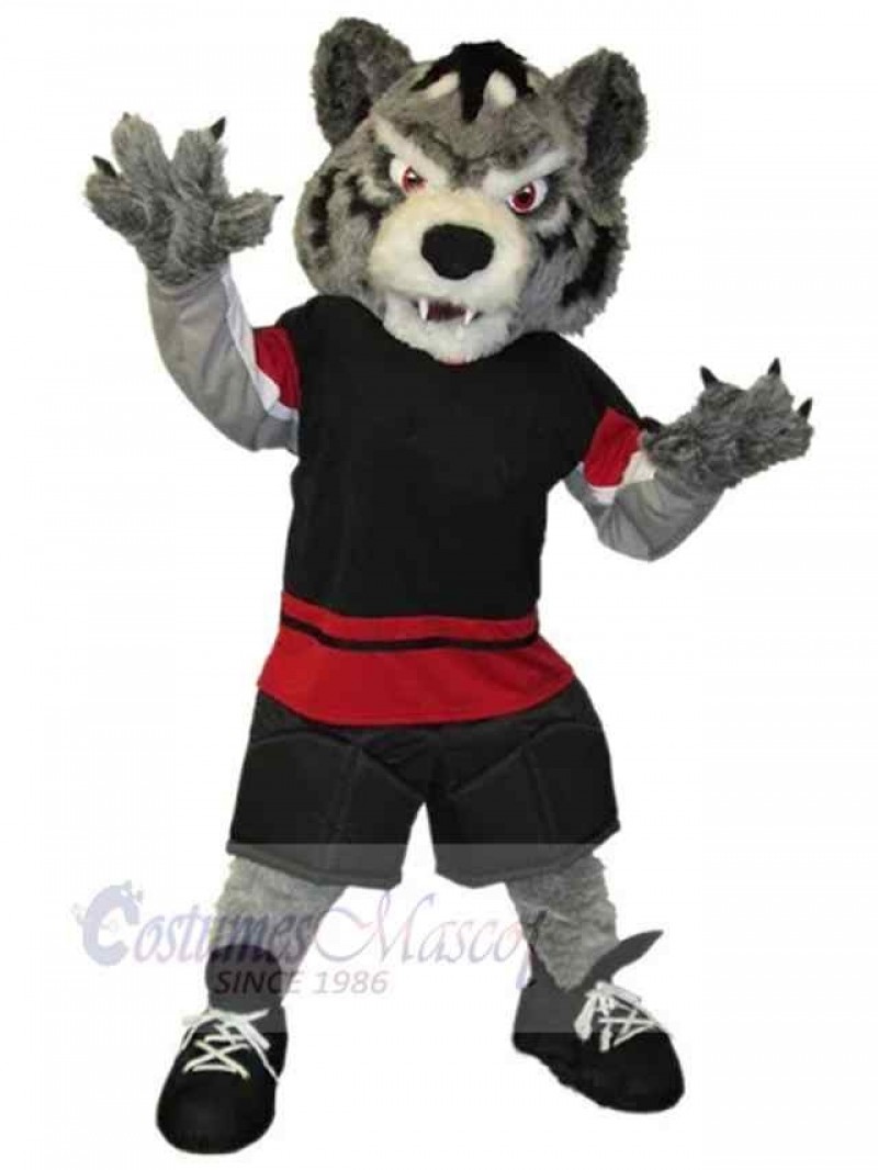 Wolf mascot costume