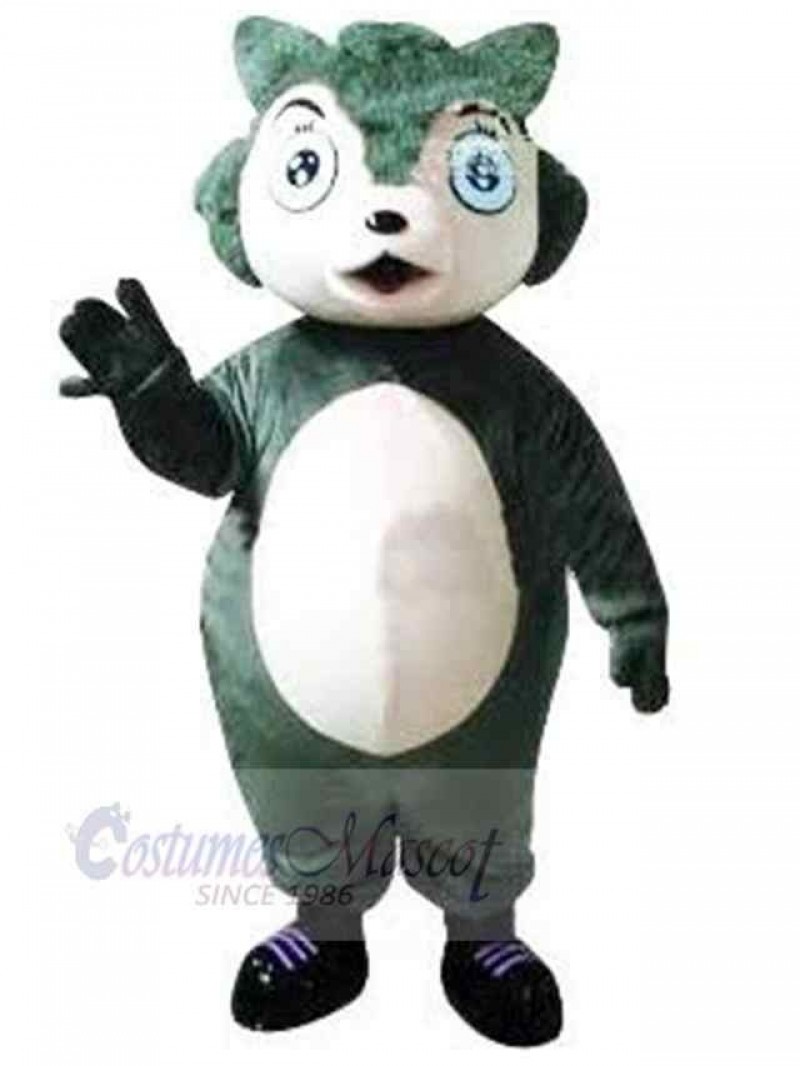 Wolf mascot costume