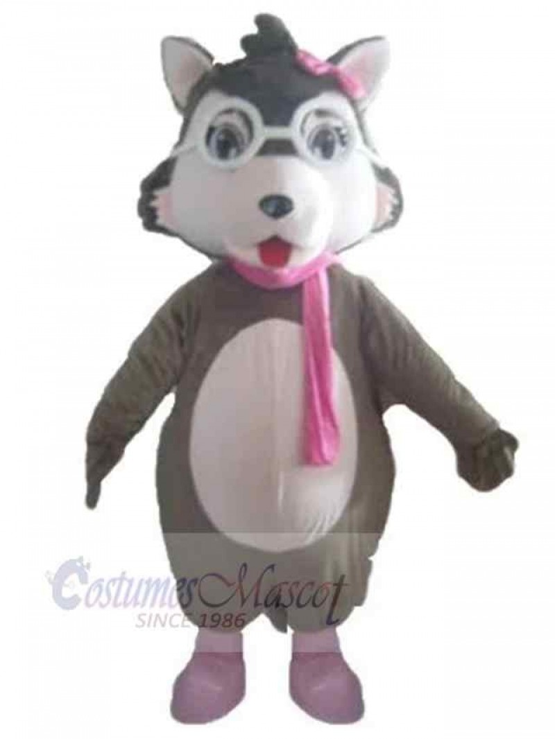 Wolf mascot costume