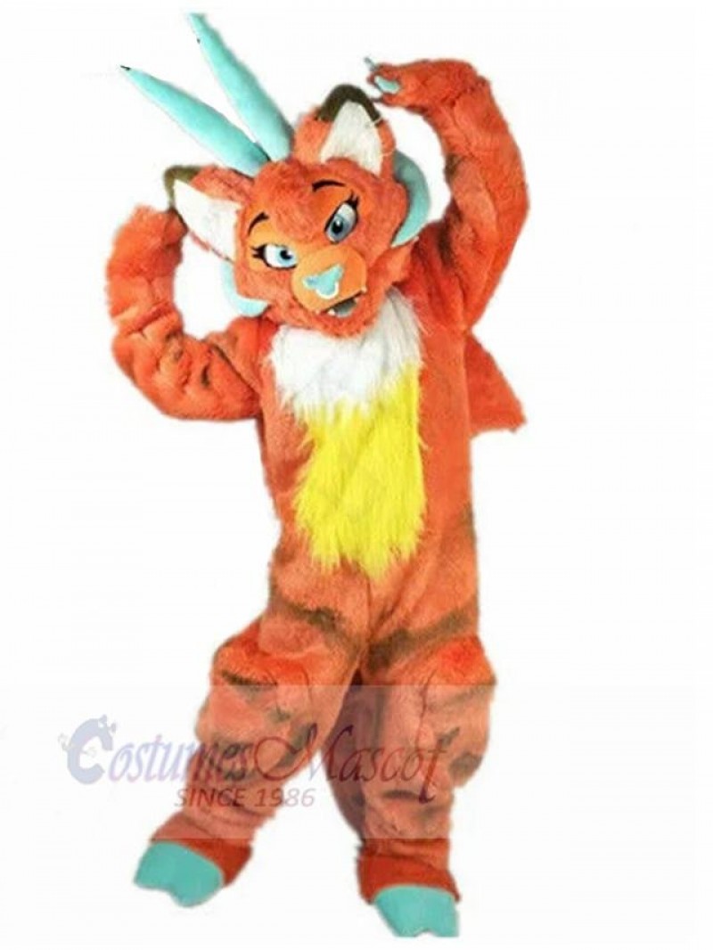 Wolf mascot costume