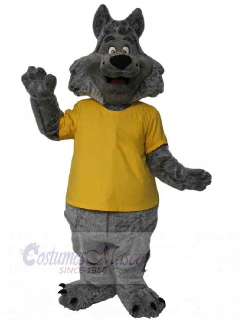 Wolf mascot costume