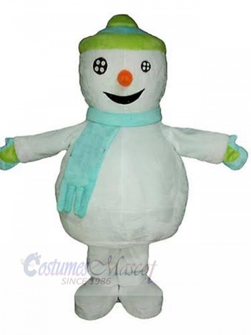 Snowman mascot costume