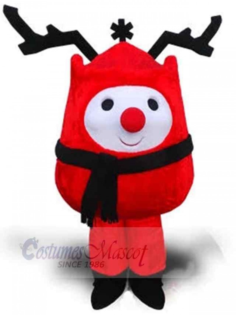 Snowman mascot costume