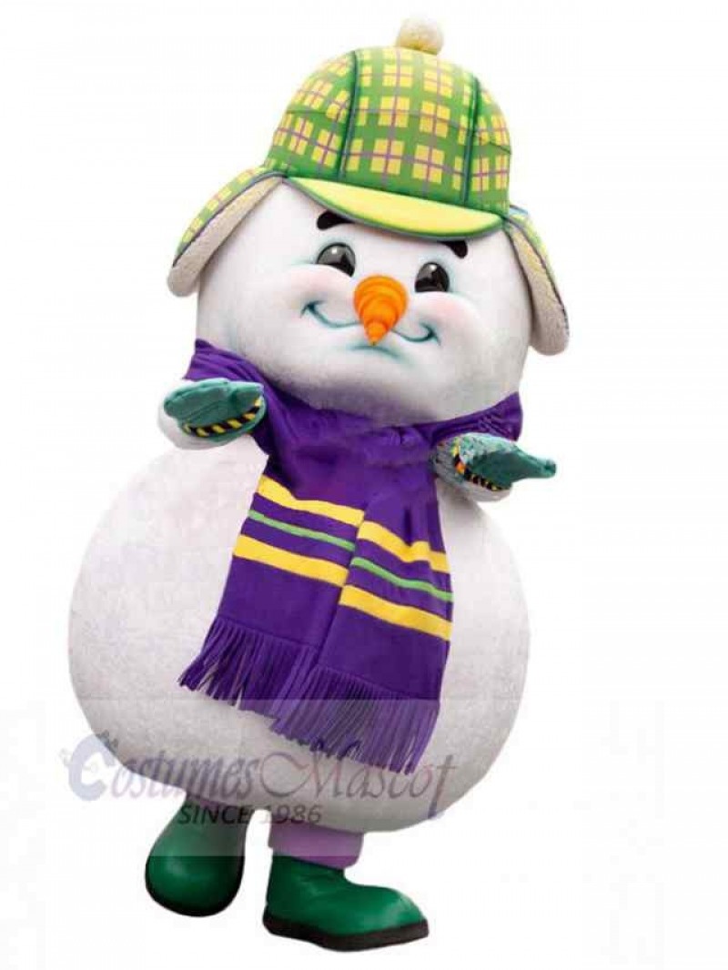 Snowman mascot costume