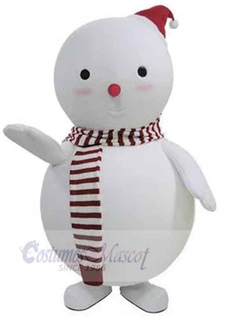 Snowman mascot costume