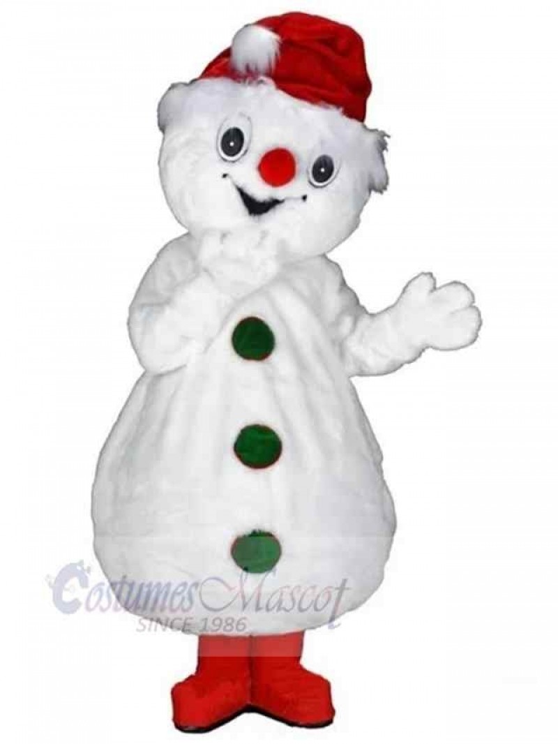 Snowman mascot costume