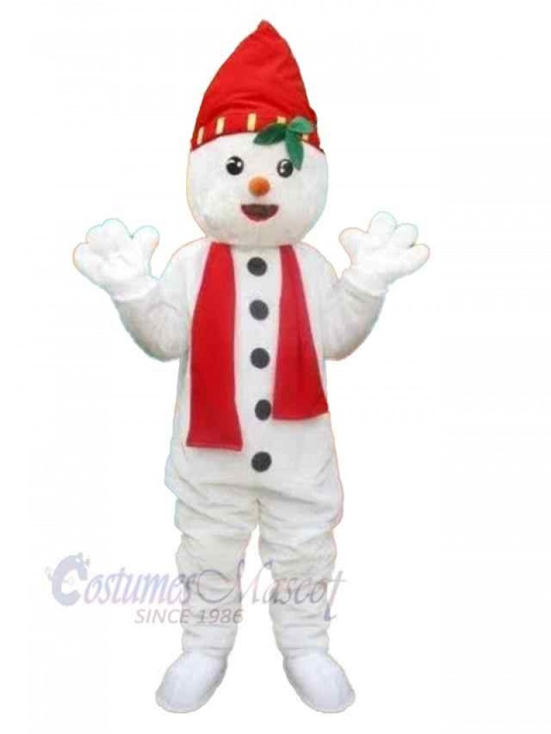 Snowman mascot costume