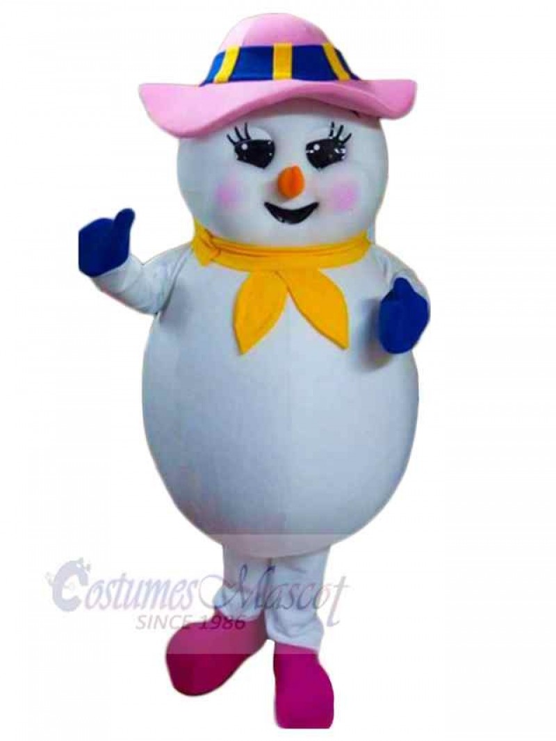 Snowman mascot costume