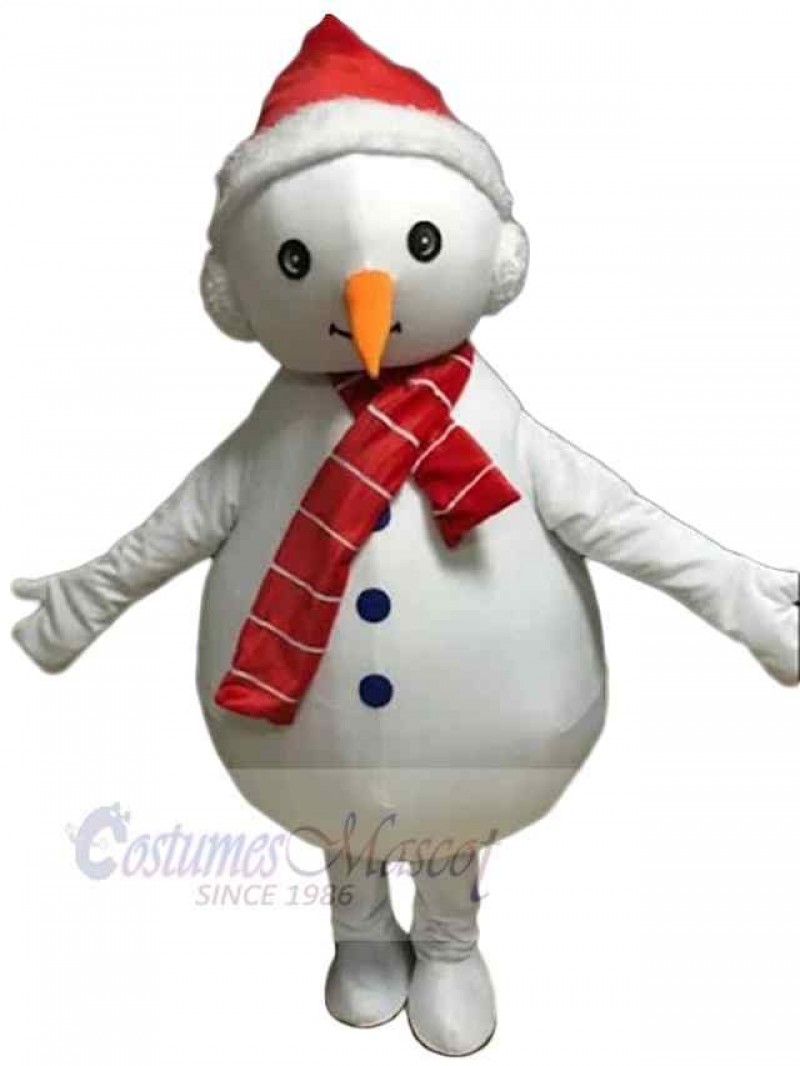 Snowman mascot costume