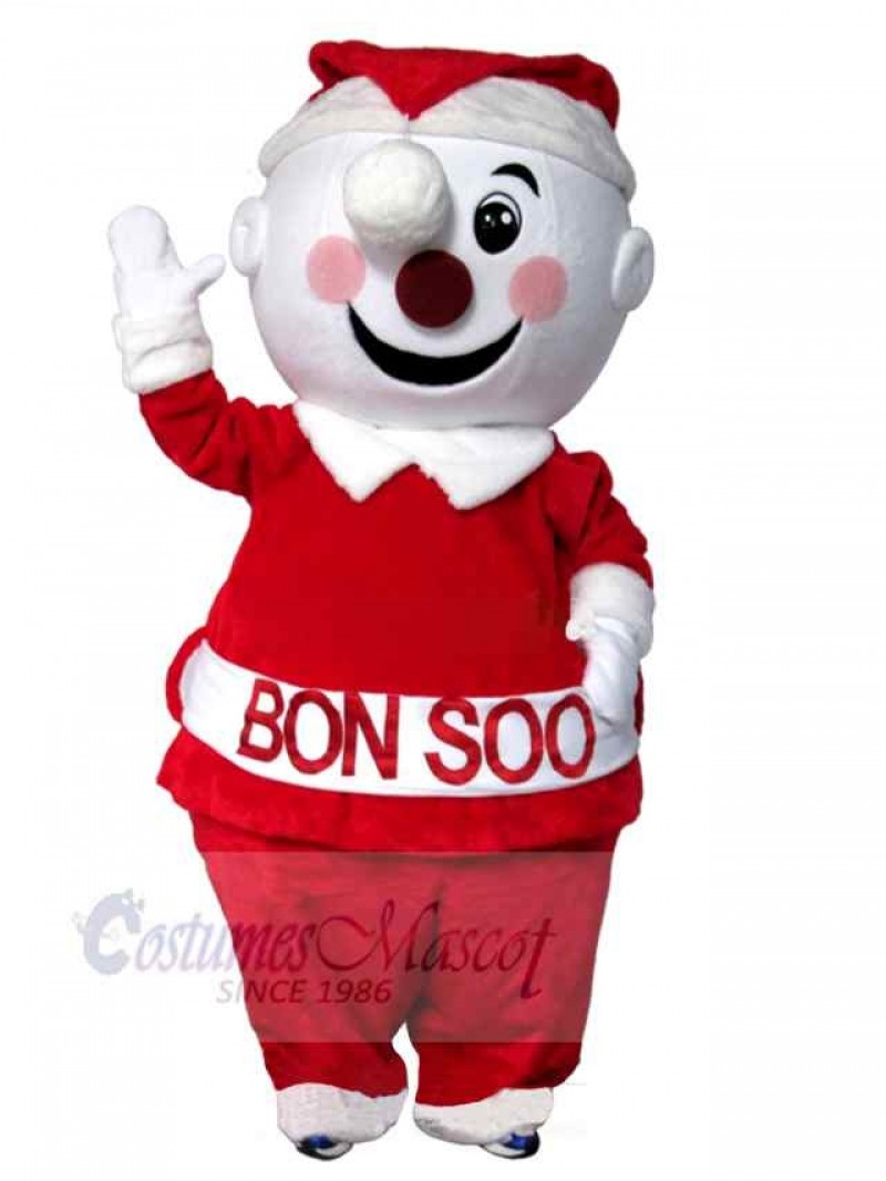 Snowman mascot costume