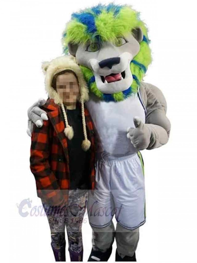 Lion mascot costume