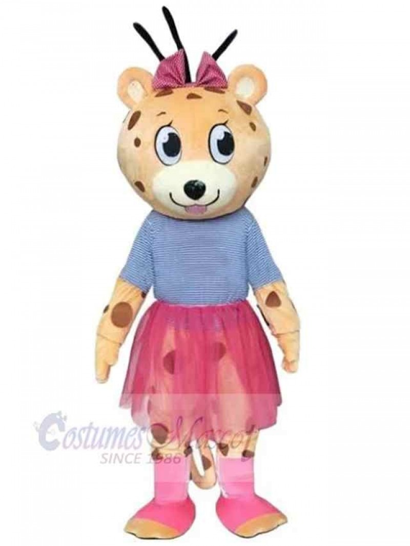 Leopard mascot costume