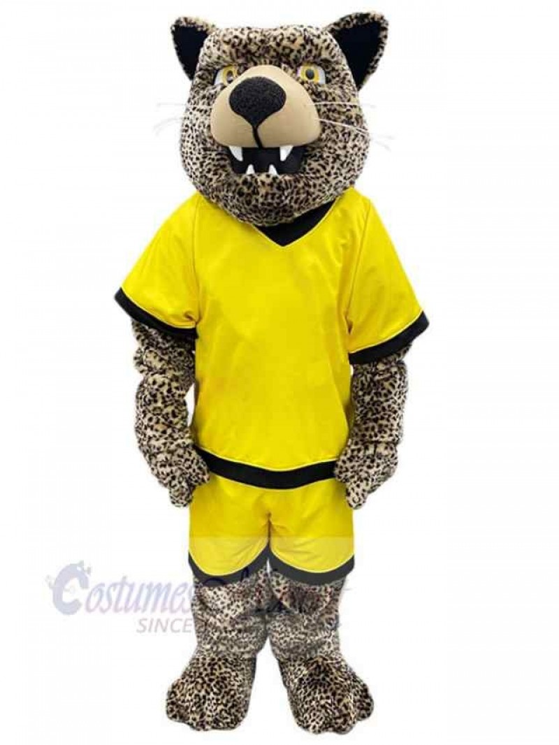 Leopard mascot costume
