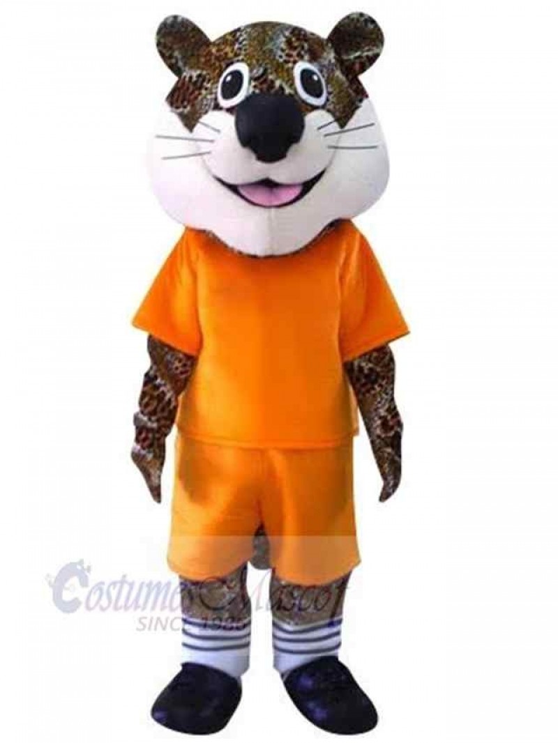 Leopard mascot costume
