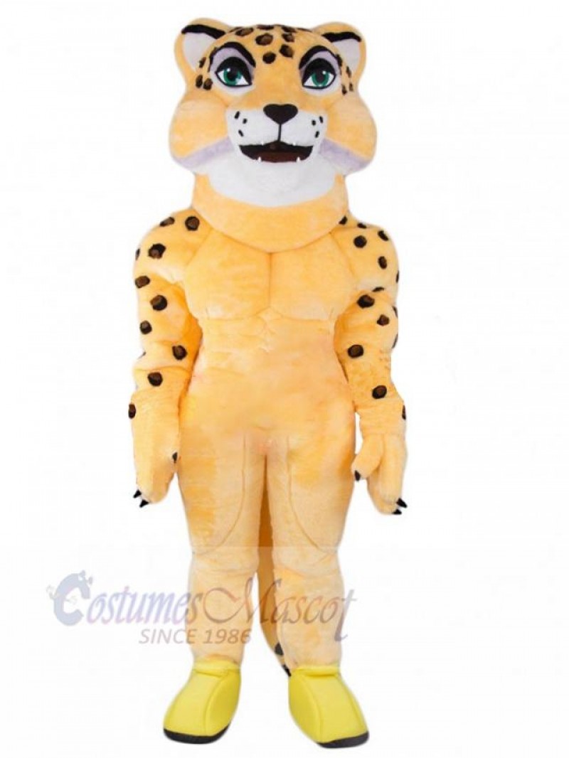 Leopard mascot costume