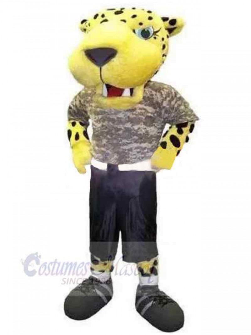 Leopard mascot costume