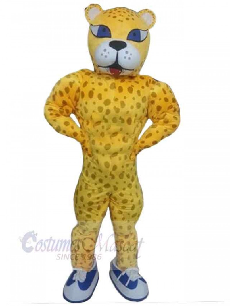 Leopard mascot costume