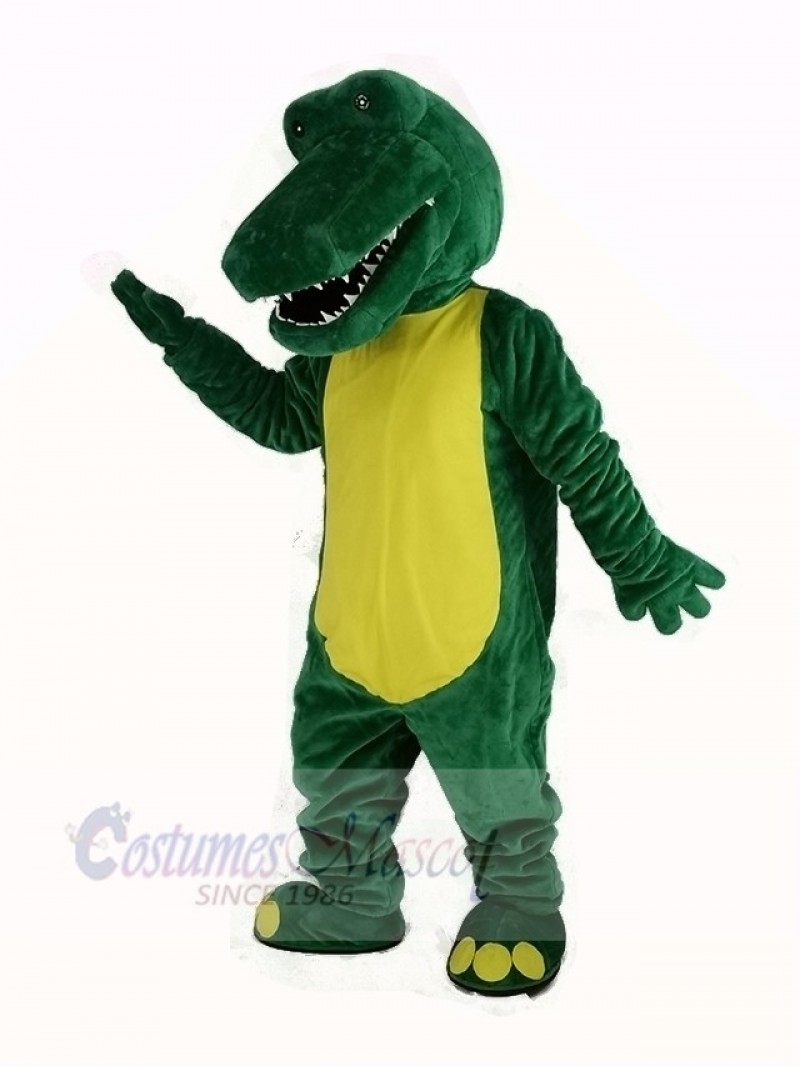 Green Lightweight Alligator Mascot Costume