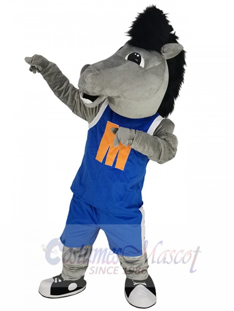 Mustang Horse mascot costume